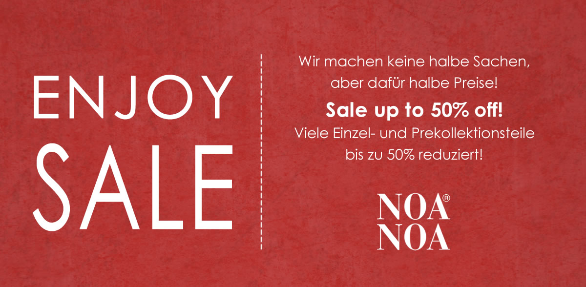 Aktuelle Informationen & Sale bei NOA NOA